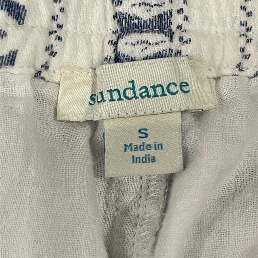 Sundance On Deck Shorts Blue White Stripes Tassel Tie 100% Cotton Size Small - Picture 7 of 8